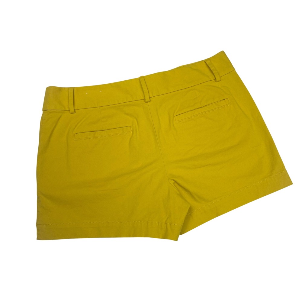 Loft The Riviera Short Women 8 Yellow Excellent‎ Stretch Cotton Chino 488398